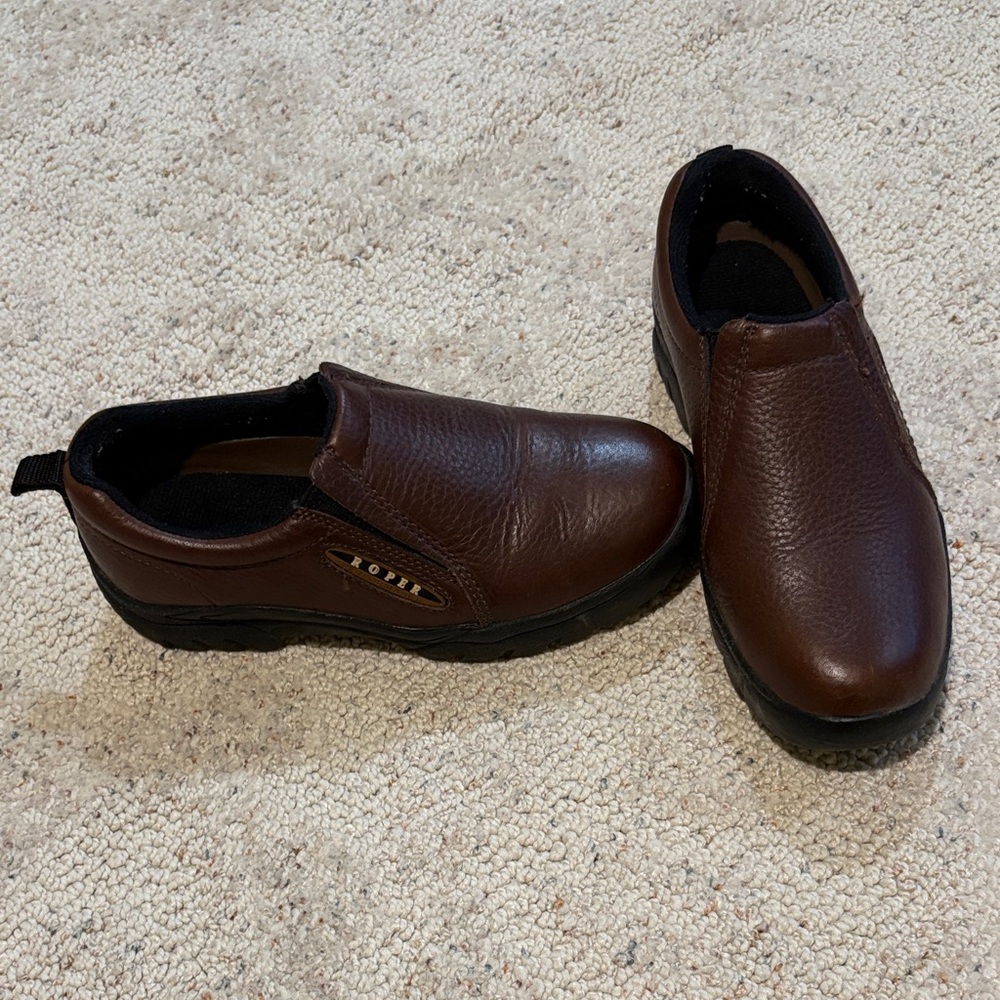 Roper Women’s Dark Brown Slip-On Loafers